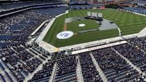 View of the stands at Drexel's Commencement.