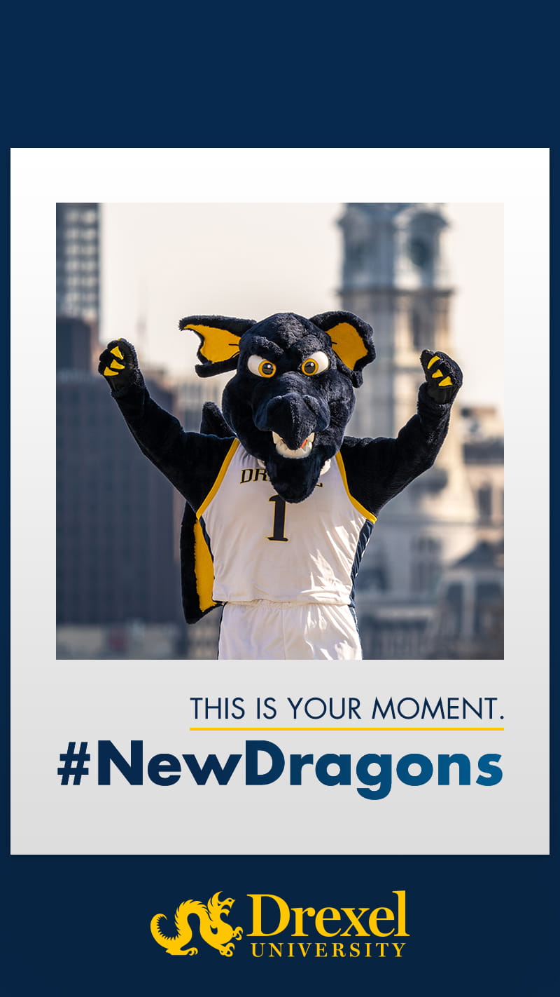 Drexel Fans at a sporting event